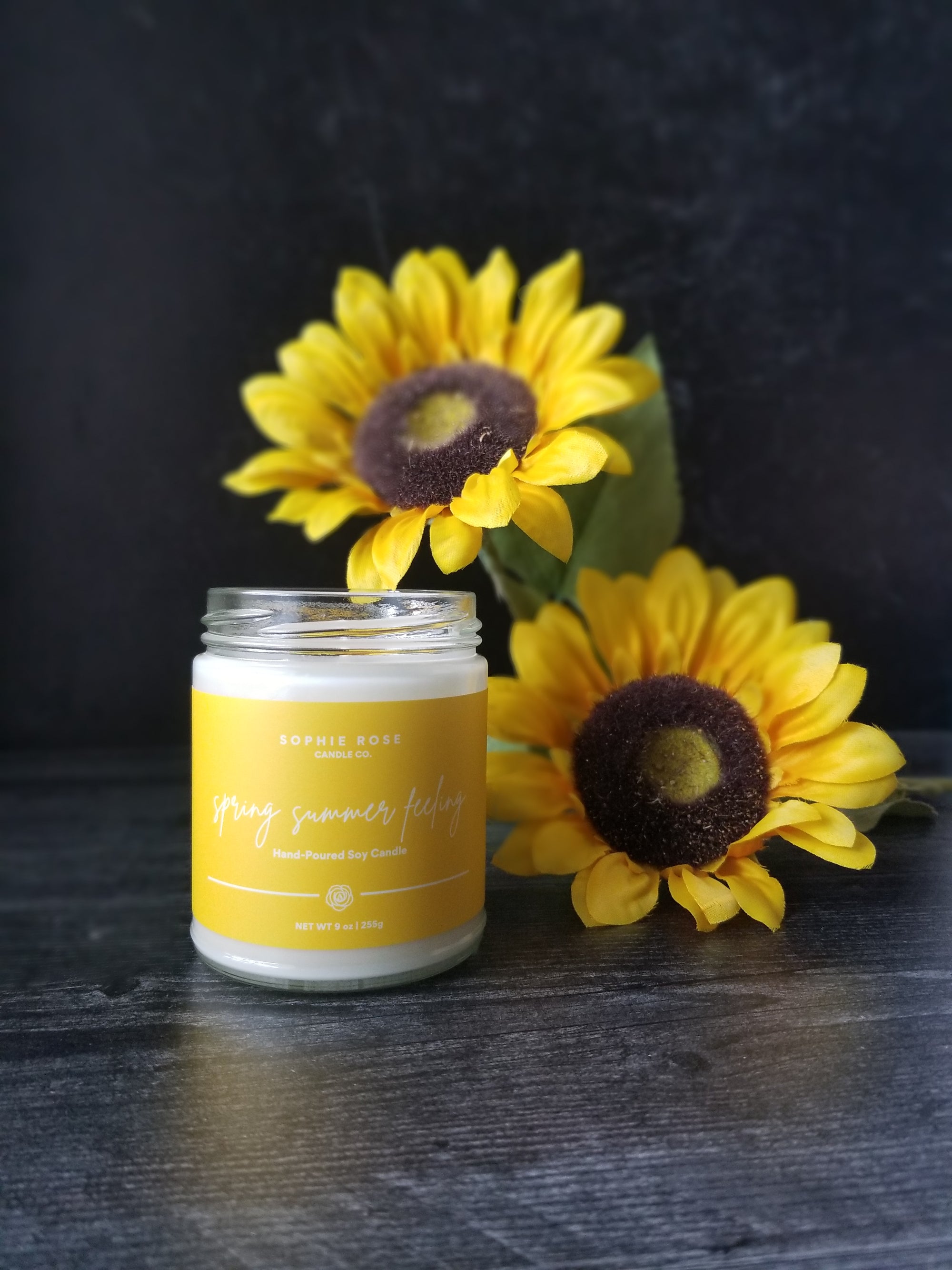 Spring Summer Feeling Candle by Sophie Rose Candle Co. Inspired by Jill Scott's song of the same name.