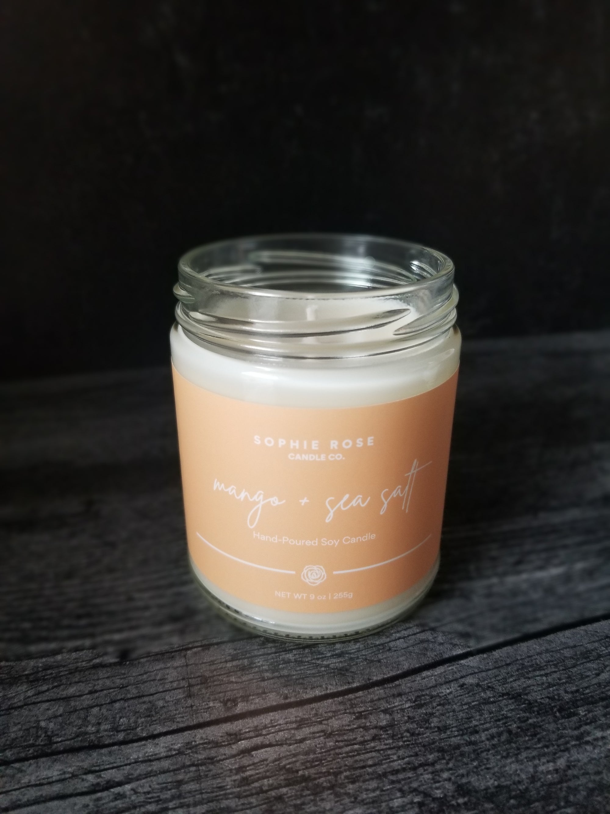 Mango + Sea Salt Soy Candle by Sophie Rose Candle Co.