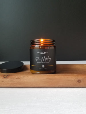 Autumn Fall Feeling Soy Candle by Sophie Rose Candle Co.