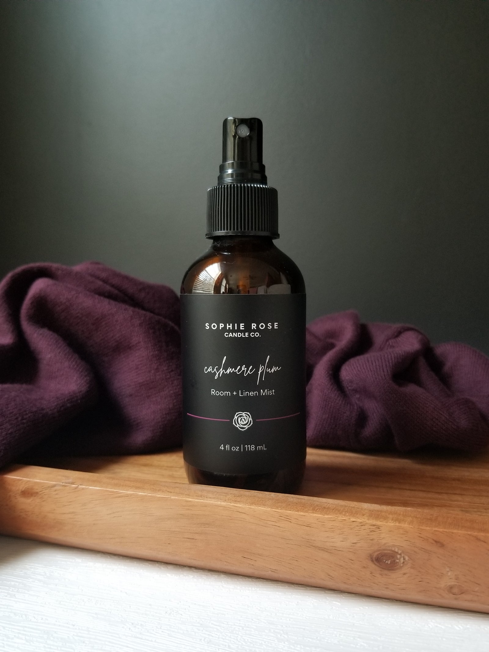 Cashmere Plum Room Spray by Sophie Rose Candle Co.