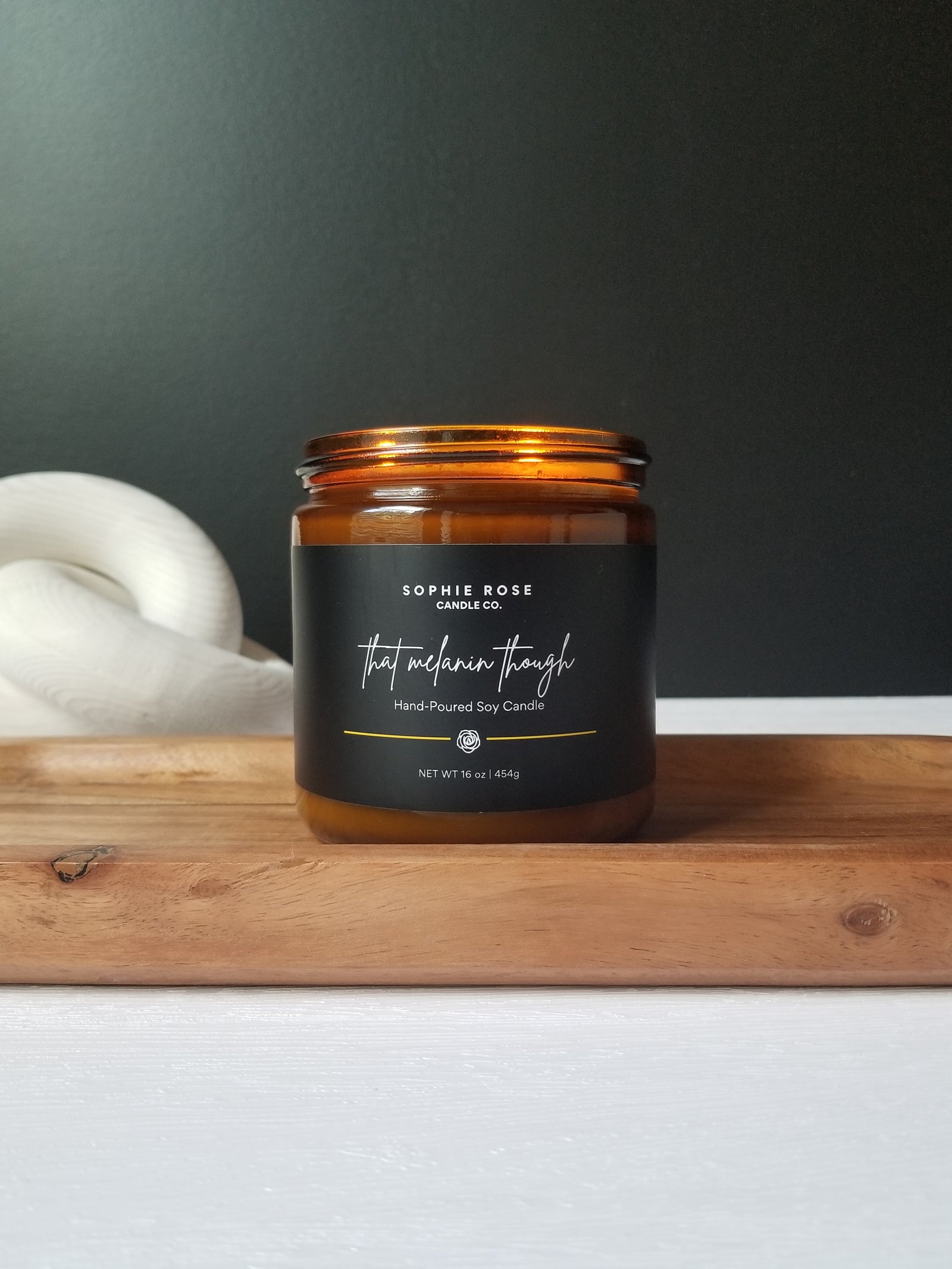 That MELANIN Though Statement Candle by Sophie Rose Candle Co.